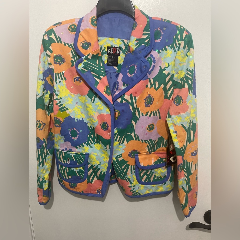 REDD Jeans brand Multicolor Floral Women's Blazer